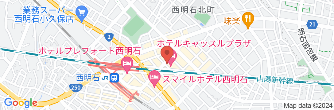 ホテル キャッスルプラザ<兵庫県>の地図