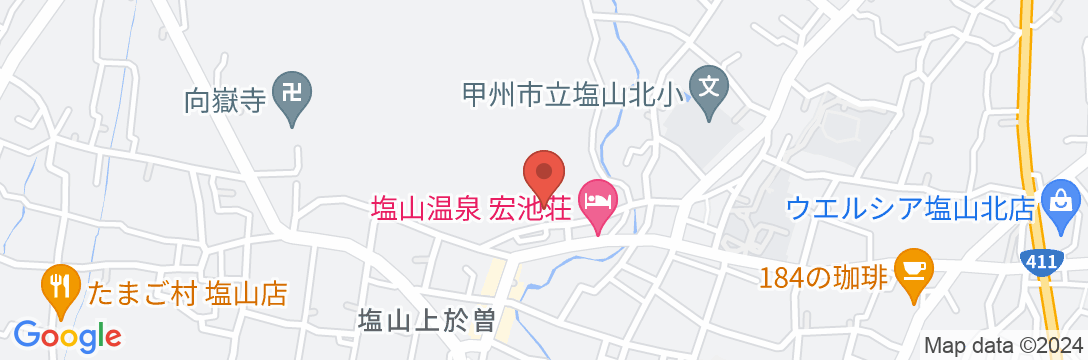 元湯 廣友館の地図