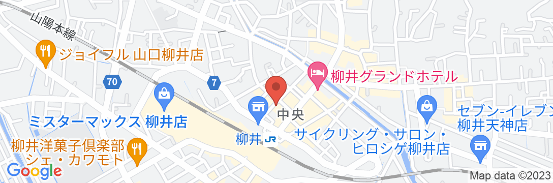 柳井ビジネスホテルの地図
