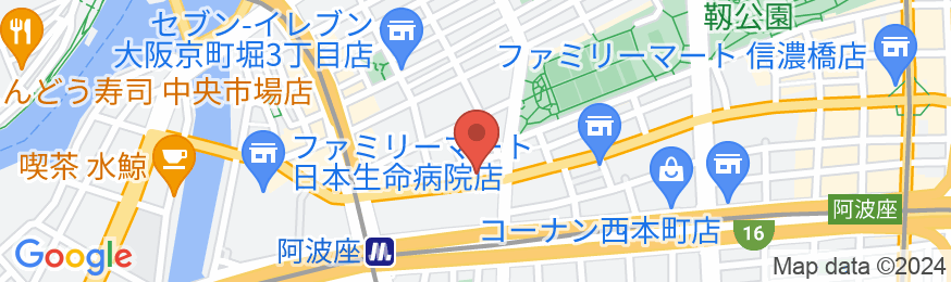 ホテルサンライフ<大阪府>の地図