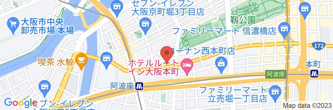 ホテルサンライフ<大阪府>の地図
