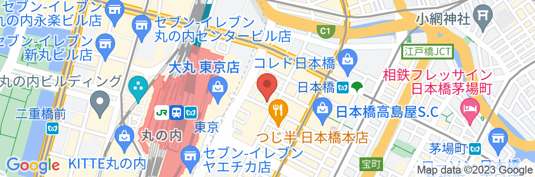 八重洲ターミナルホテルの地図