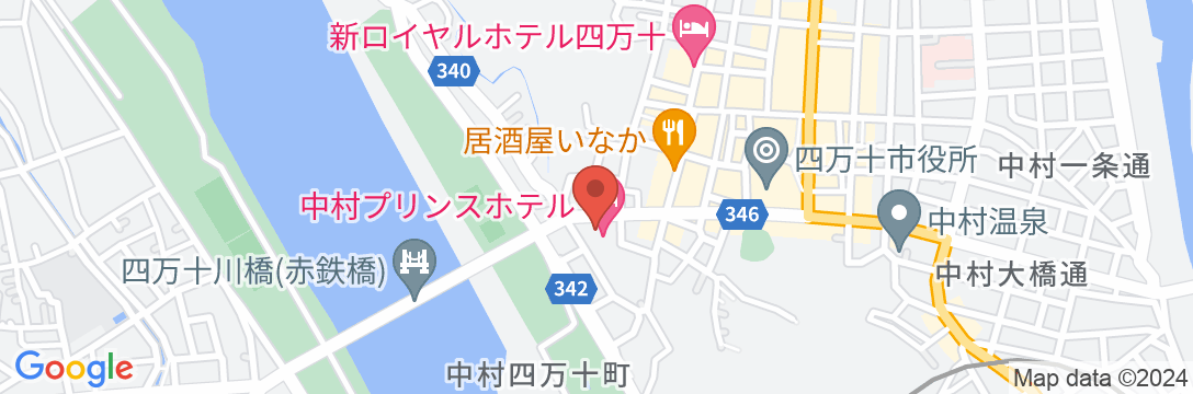 中村プリンスホテルの地図
