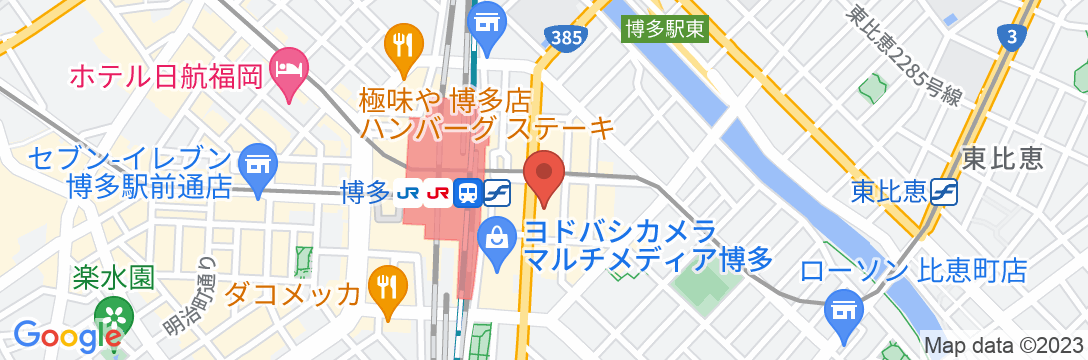 博多第一ホテルの地図