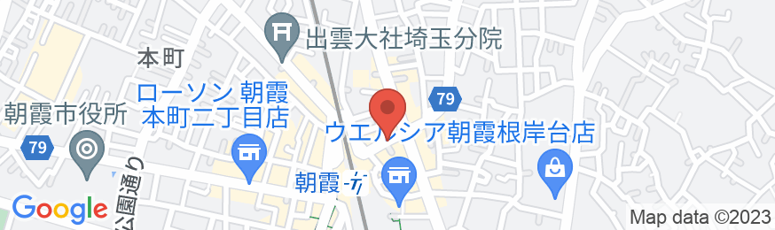 デイリーホテル朝霞駅前店の地図
