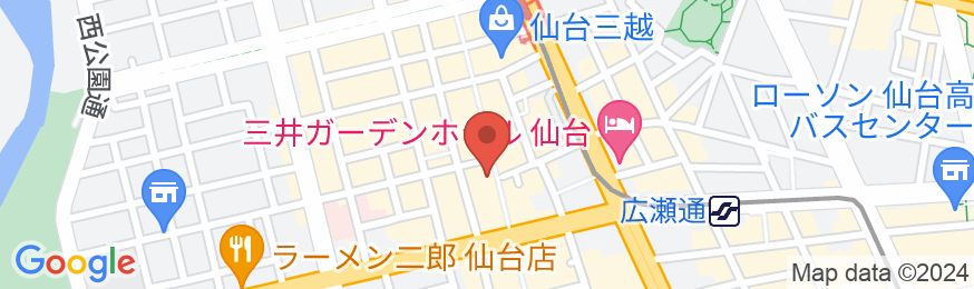 スマイルホテル仙台国分町の地図