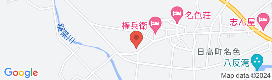 神鍋高原 みやま荘の地図