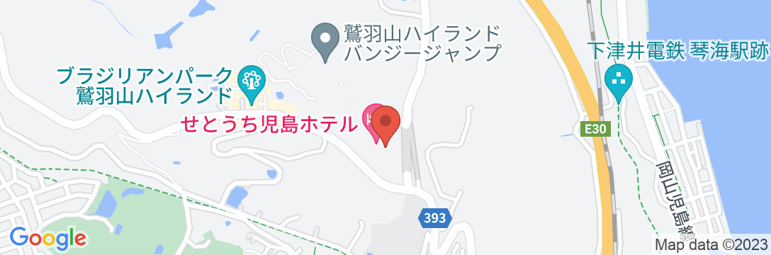 倉敷せとうち児島ホテルの地図
