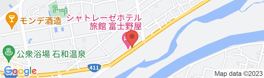 シャトレーゼホテル 旅館 富士野屋の地図