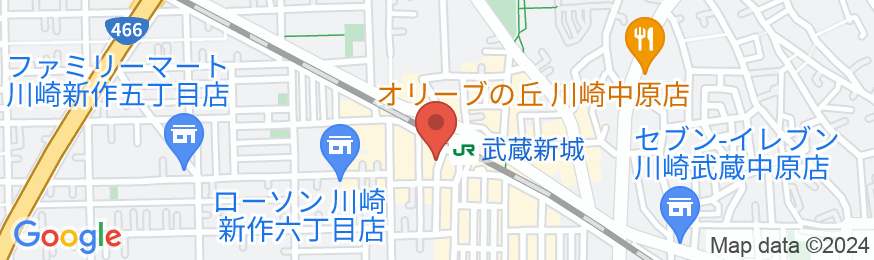川崎第一ホテル武蔵新城の地図