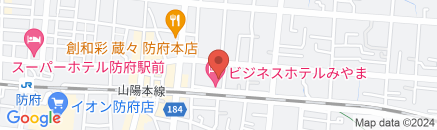 ビジネスホテル みやま<山口県>の地図