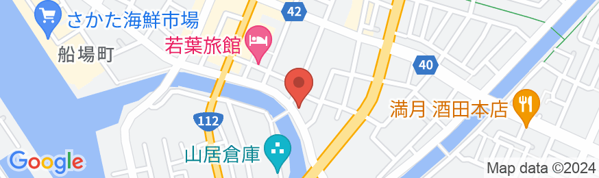 酒田グリーンホテルの地図