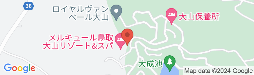 メルキュール鳥取大山リゾート&スパ(旧ロイヤルホテル 大山)の地図