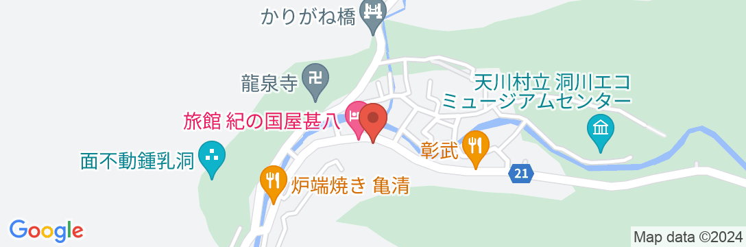 洞川温泉 いろは旅館<奈良県>の地図