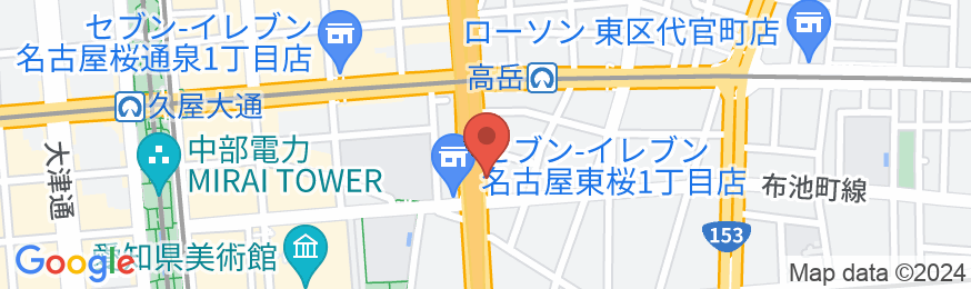 第二富士ホテル名古屋の地図