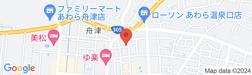 芦原温泉 白和荘の地図