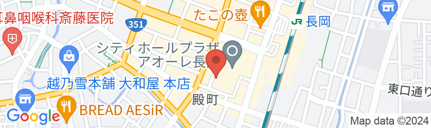 長岡グランドホテル(BBHホテルグループ)の地図