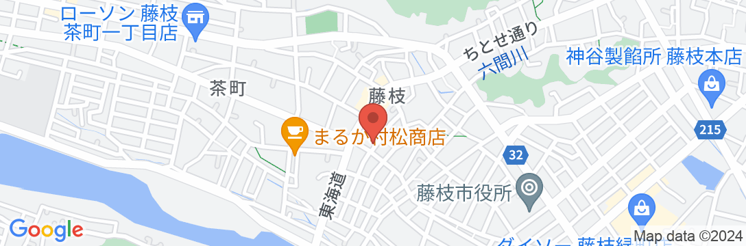 藤枝シティーホテルの地図