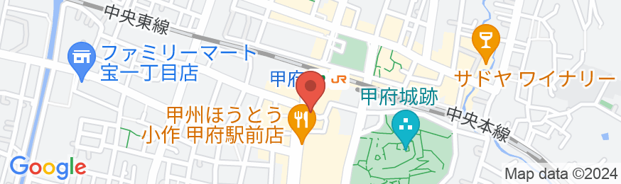 甲府ターミナルホテルの地図