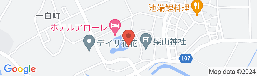 癒しのリゾート・加賀の幸 ホテルアローレの地図
