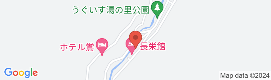 鶯宿温泉 清光荘の地図