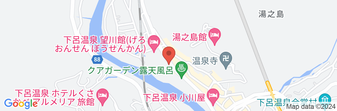 下呂温泉 山形屋の地図