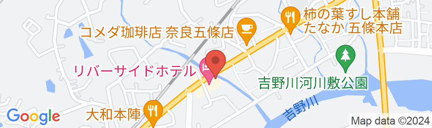 リバーサイドホテル<奈良県>の地図