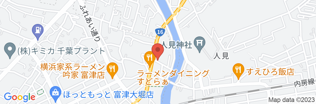青堀温泉 ホテル喜楽館の地図