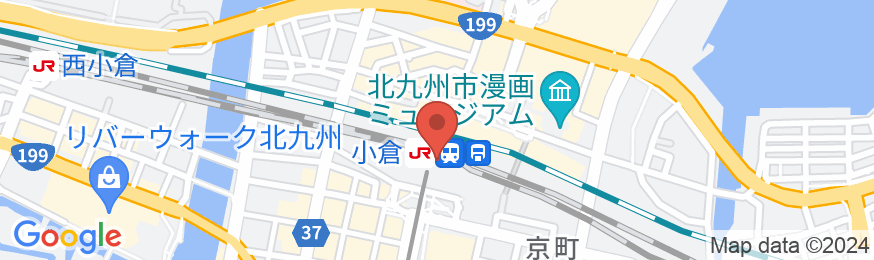 JR九州ステーションホテル小倉の地図