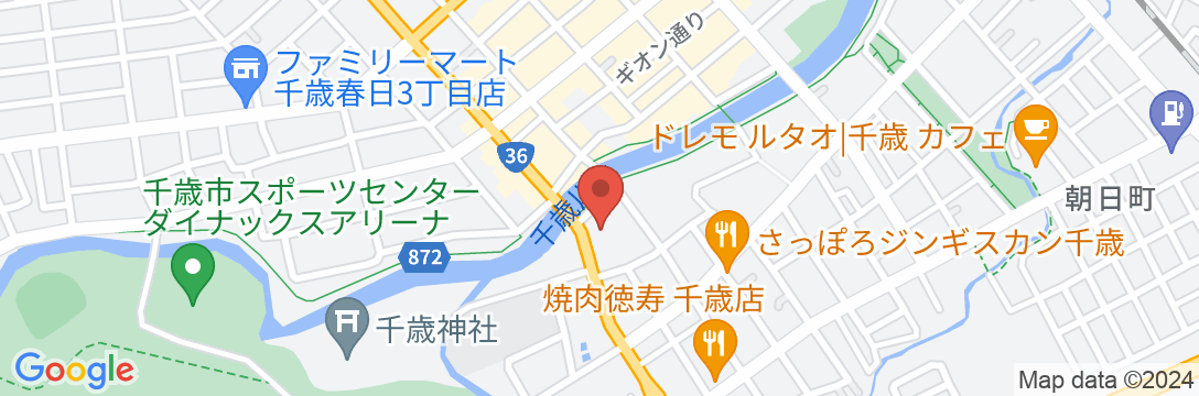ホテル かめや<北海道>の地図