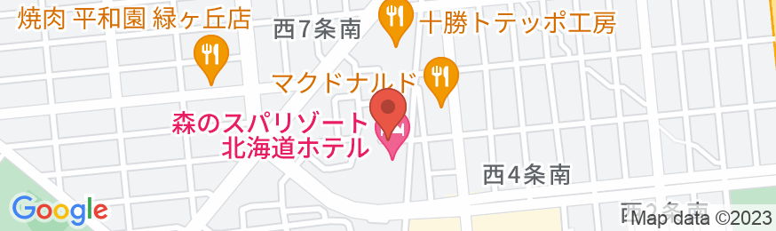 森のスパリゾート 北海道ホテルの地図