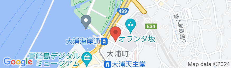 ホテルモントレ長崎の地図