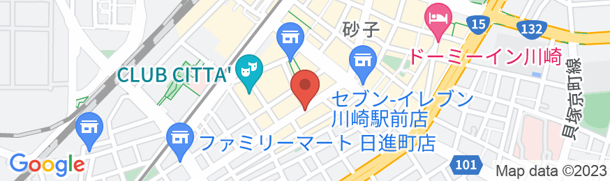 パールホテル川崎の地図
