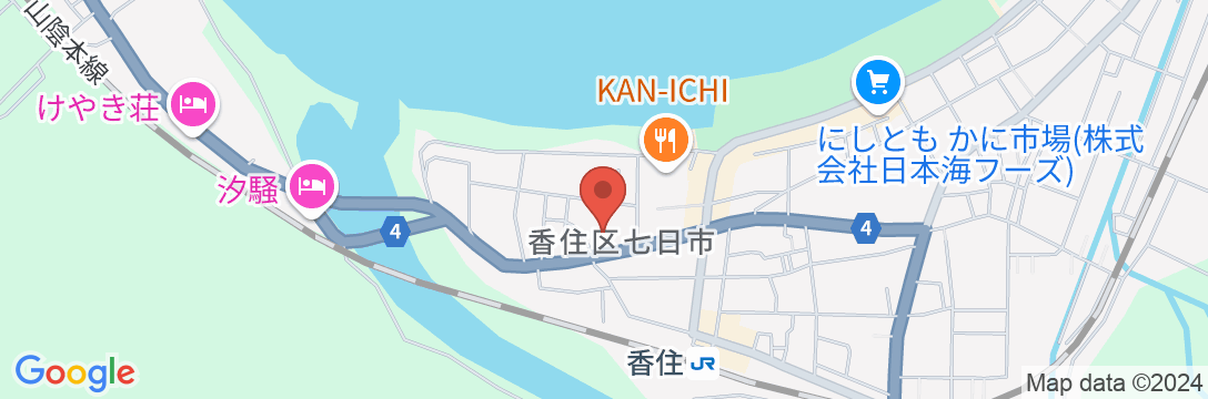 あゆ・かにの宿 丈助の地図