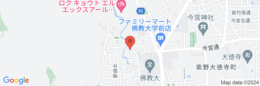 和庵 金閣亭の地図
