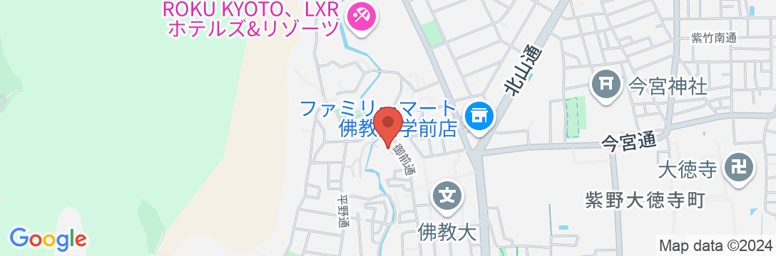 和庵 金閣亭の地図