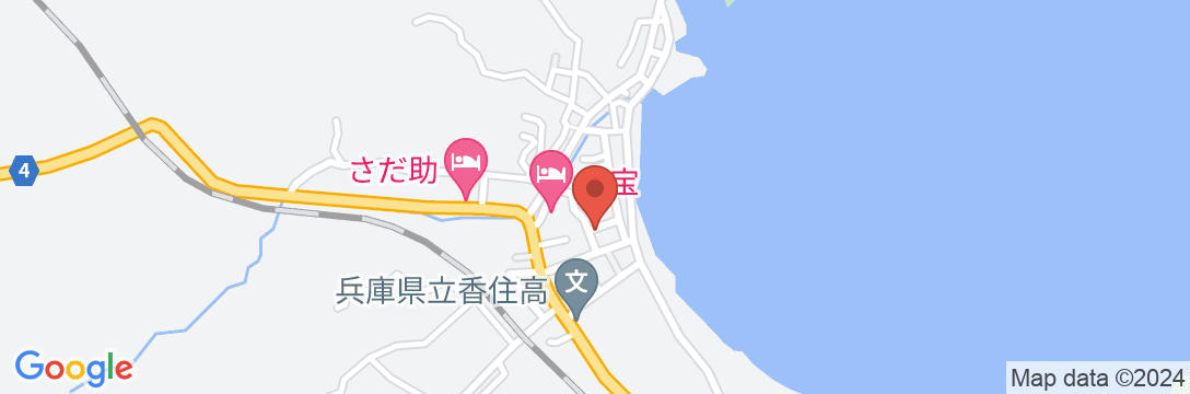 内湯民宿 幸成の地図