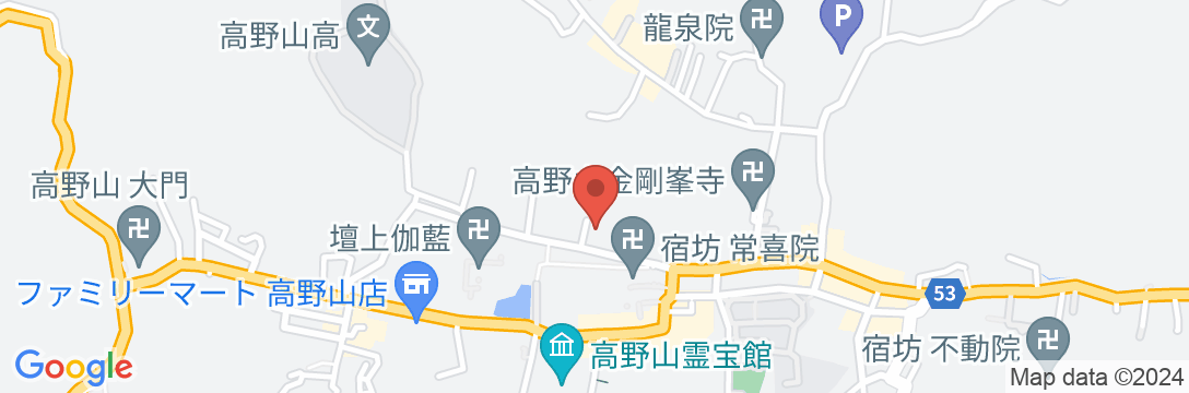 高野山別格本山 総持院の地図