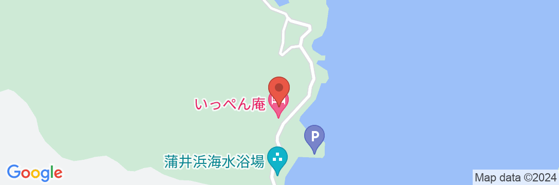 蒲井温泉 いっぺん庵の地図