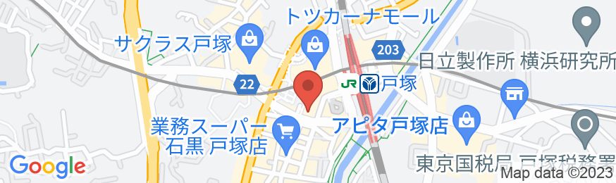 相鉄フレッサイン 横浜戸塚の地図