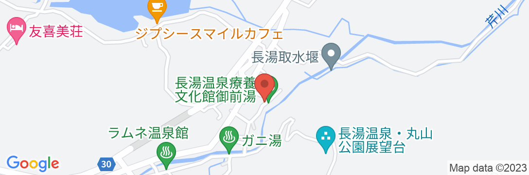 長湯温泉 上野屋旅館の地図