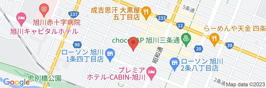 美松荘旅館の地図