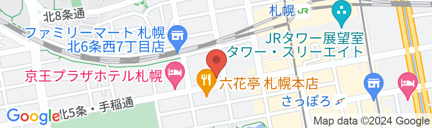 三井ガーデンホテル札幌の地図