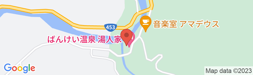 蟠渓温泉 湯人家の地図