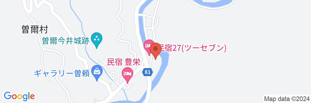 民宿 2・7(ツーセブン)の地図