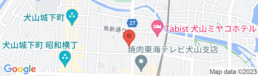 犬山シティホテルの地図