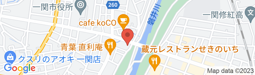 花仙旅館の地図