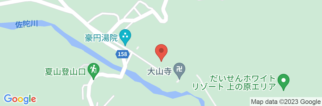 山楽荘 <鳥取県>の地図
