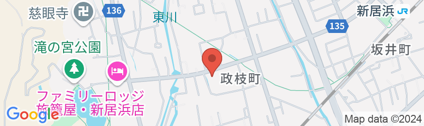 清乃家旅館の地図