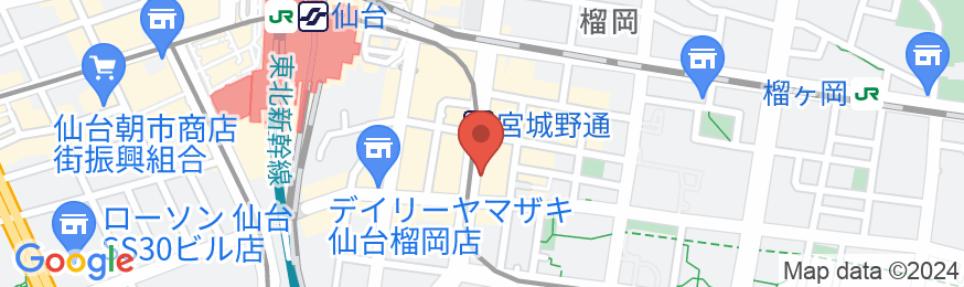 テンザホテル・仙台ステーションの地図